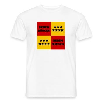 Der Siebenbürger - Männer T-Shirt - Weiß - Vorne - AI Model Male 178 dark (178cm)