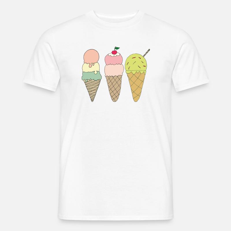 eisvariationen - Männer T-Shirt - Weiß