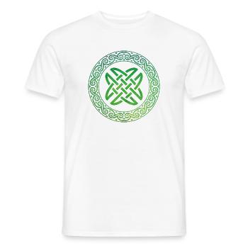 Celtic Knot - Männer T-Shirt - Weiß - Vorne - AI Model Male 178 dark (178cm)