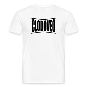Idée cadeau t-shirt Clodoveo - T-shirt homme - blanc - Devant - AI Model Male 178 dark (178cm)