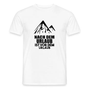 Urlaub Reise Urlaubsziel - Männer T-Shirt - Weiß - Vorne - AI Model Male 178 dark (178cm)