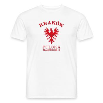 KRAKOW Krakau Polen Polska Poland - Männer T-Shirt - Weiß - Vorne - AI Model Male 178 dark (178cm)