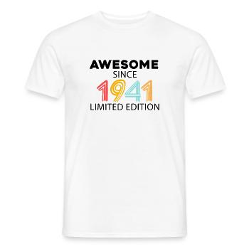 Fantastic since 1941 - born in 1941 - Men's T-Shirt - white - Front - AI Model Male 178 dark (178cm)