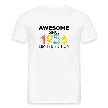 Fantastique depuis 1956 - né en 1956 - T-shirt homme - blanc - Devant - AI Model Male 178 dark (178cm)