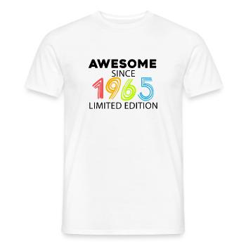 Fantastique depuis 1965 - né en 1965 - T-shirt homme - blanc - Devant - AI Model Male 178 dark (178cm)