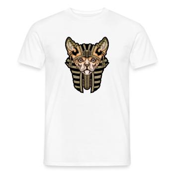 Cute cat - Men's T-Shirt - white - Front - AI Model Male 178 dark (178cm)