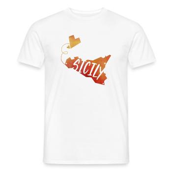 Sicily - Männer T-Shirt - Weiß - Vorne - AI Model Male 178 dark (178cm)