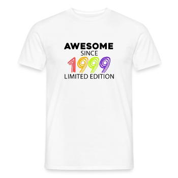 Fantastic since 1999 - born in 1999 - Men's T-Shirt - white - Front - AI Model Male 178 dark (178cm)