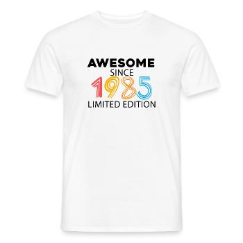 Fantastique depuis 1985 - né en 1985 - T-shirt homme - blanc - Devant - AI Model Male 178 dark (178cm)