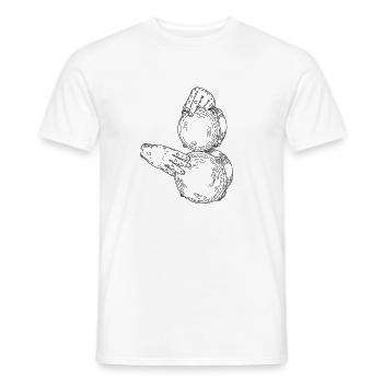 musical instrument - Men's T-Shirt - white - Front - AI Model Male 178 dark (178cm)