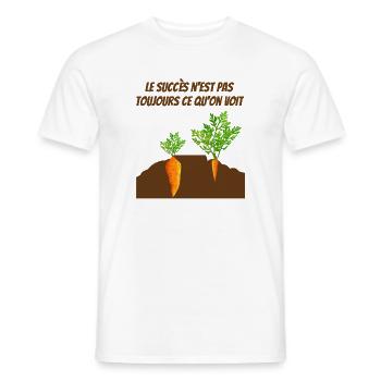 jardinage, jardiner, fan de jardinage - T-shirt homme - blanc - Devant - AI Model Male 178 dark (178cm)