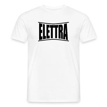 Elettra t-shirt gift idea - Men's T-Shirt - white - Front - AI Model Male 178 dark (178cm)