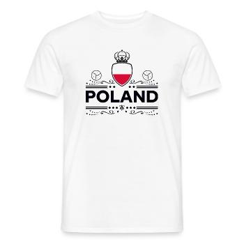 POLEN - Männer T-Shirt - Weiß - Vorne - AI Model Male 178 dark (178cm)