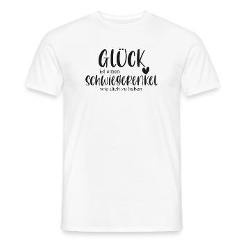 Schwiegerenkel Enkel Familie Geschenk Danke - Männer T-Shirt - Weiß - Vorne - AI Model Male 178 dark (178cm)
