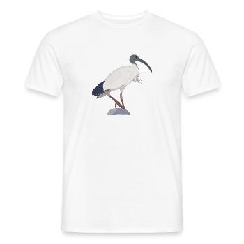 Ibis Bin Bird - T-shirt homme - blanc - Devant - AI Model Male 178 dark (178cm)