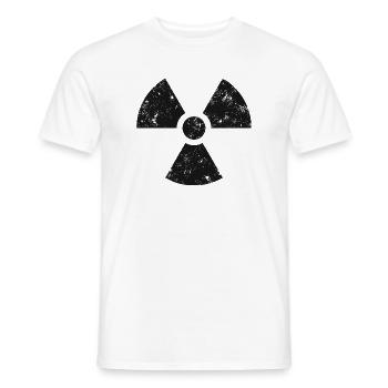 Radioactivity - Men's T-Shirt - white - Front - AI Model Male 178 dark (178cm)