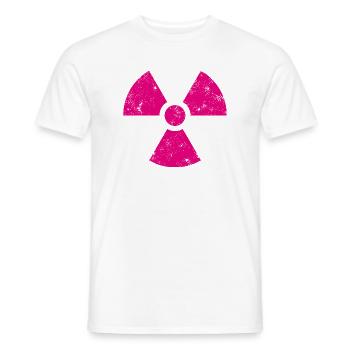 Radioactivity - Men's T-Shirt - white - Front - AI Model Male 178 dark (178cm)