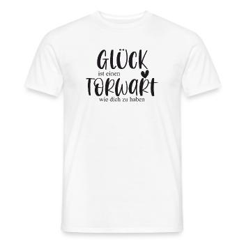 Torwart Fußball Sport Fußballspieler Geschenk - Männer T-Shirt - Weiß - Vorne - AI Model Male 178 dark (178cm)