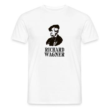 Richard Wagner Classical Music Composer Classical Music - Men's T-Shirt - white - Front - AI Model Male 178 dark (178cm)