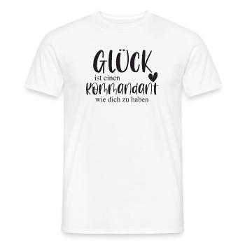 Kommandant Freiwillige Feuerwehr Ehrenamt Geschenk - Männer T-Shirt - Weiß - Vorne - AI Model Male 178 dark (178cm)