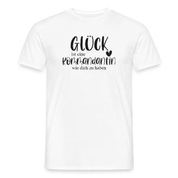 Kommandantin Freiwillige Feuerwehr Ehrenamt - Männer T-Shirt - Weiß - Vorne - AI Model Male 178 dark (178cm)