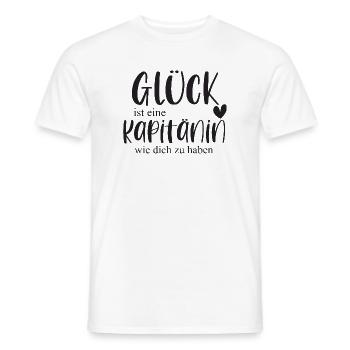 Kapitänin Fußball Sport Schiff Sportart Geschenk - Männer T-Shirt - Weiß - Vorne - AI Model Male 178 dark (178cm)