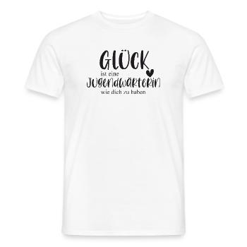 Jugendwärterin Freiwillige Feuerwehr Ehrenamt - Männer T-Shirt - Weiß - Vorne - AI Model Male 178 dark (178cm)