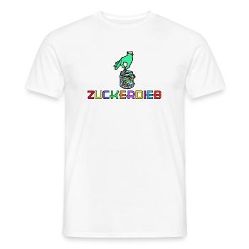 Bonbon Statement Süßigkeiten Nachspeise Süß - Männer T-Shirt - Weiß - Vorne - AI Model Male 178 dark (178cm)