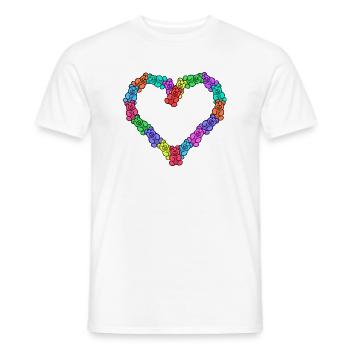 Süßigkeiten Nachspeise Lecker Naschen Süß - Männer T-Shirt - Weiß - Vorne - AI Model Male 178 dark (178cm)
