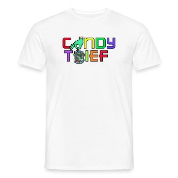 Süß Bonbon Süßigkeiten Nachspeise Statement - Männer T-Shirt - Weiß - Vorne - AI Model Male 178 dark (178cm)