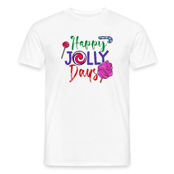 Sweets Statement Bonbons Snacking Délicieux - T-shirt homme - blanc - Devant - AI Model Male 178 dark (178cm)