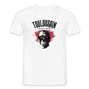 Toulousain Hasta La Muerte - 31 - T-shirt homme - blanc - Devant - AI Model Male 178 dark (178cm)
