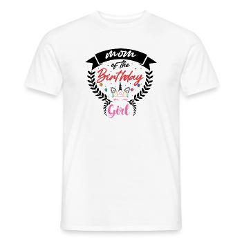 Geburtstagskind Blumenkrone Feier - Männer T-Shirt - Weiß - Vorne - AI Model Male 178 dark (178cm)