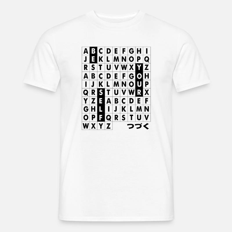 Sei dein Selbst - Männer T-Shirt - Weiß