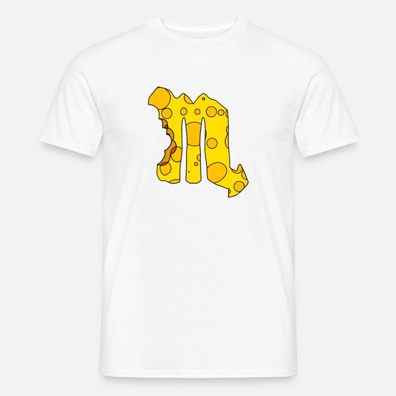 Sternzeichen Skorpion - Männer T-Shirt - Weiß