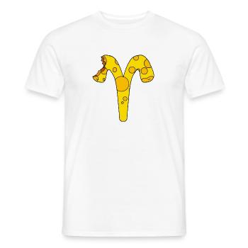 Sternzeichen Widder - Männer T-Shirt - Weiß - Vorne - AI Model Male 178 dark (178cm)