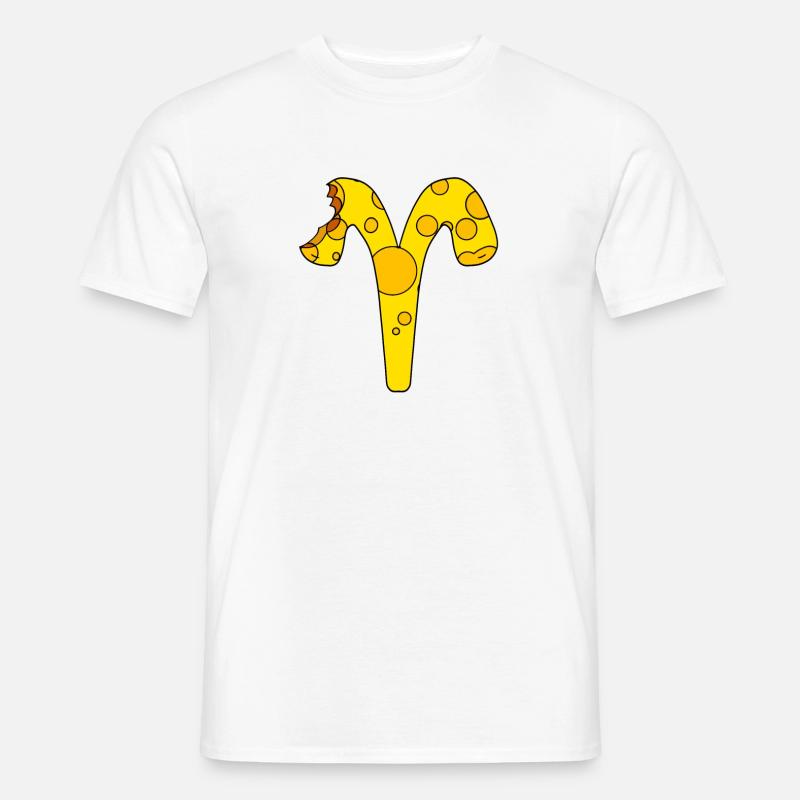 Sternzeichen Widder - Männer T-Shirt - Weiß