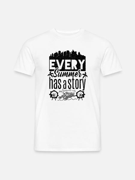 Jeder Sommer hat eine Geschichte, Los Angeles meine Stadt - Männer T-Shirt - Weiß