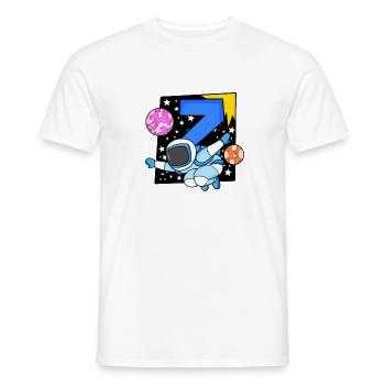 7 Geburtstag Junge - 7 Jahre alt - Ich bin 7 - Männer T-Shirt - Weiß - Vorne - AI Model Male 178 dark (178cm)