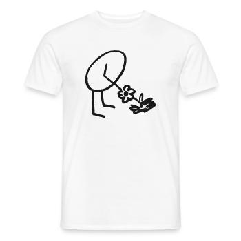 Sensibel mit allen Sinnen wahrnehmen - Männer T-Shirt - Weiß - Vorne - AI Model Male 178 dark (178cm)