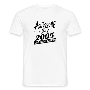 2005 - Jahrgang 2005 - Fantastisch seit 2005 - Männer T-Shirt - Weiß - Vorne - AI Model Male 178 dark (178cm)