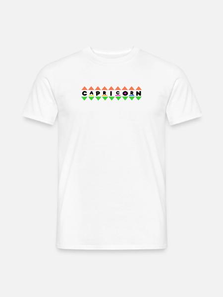 Gezeiten Aberglaube Steinbock Astrologie Spruch - Männer T-Shirt - Weiß