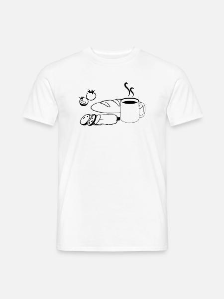 Breakfast - Men's T-Shirt - white