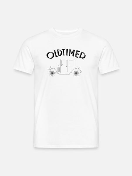 Oldtimer Design - Classic Cars - Männer T-Shirt - Weiß