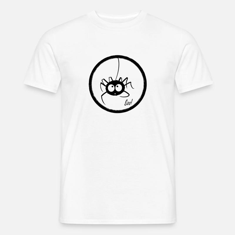 Süße Spinne - Männer T-Shirt - Weiß