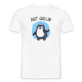 Déclaration de pingouin frais de neige Glace animale de l’Antarctique - T-shirt homme - blanc - Devant - AI Model Male 178 dark (178cm)
