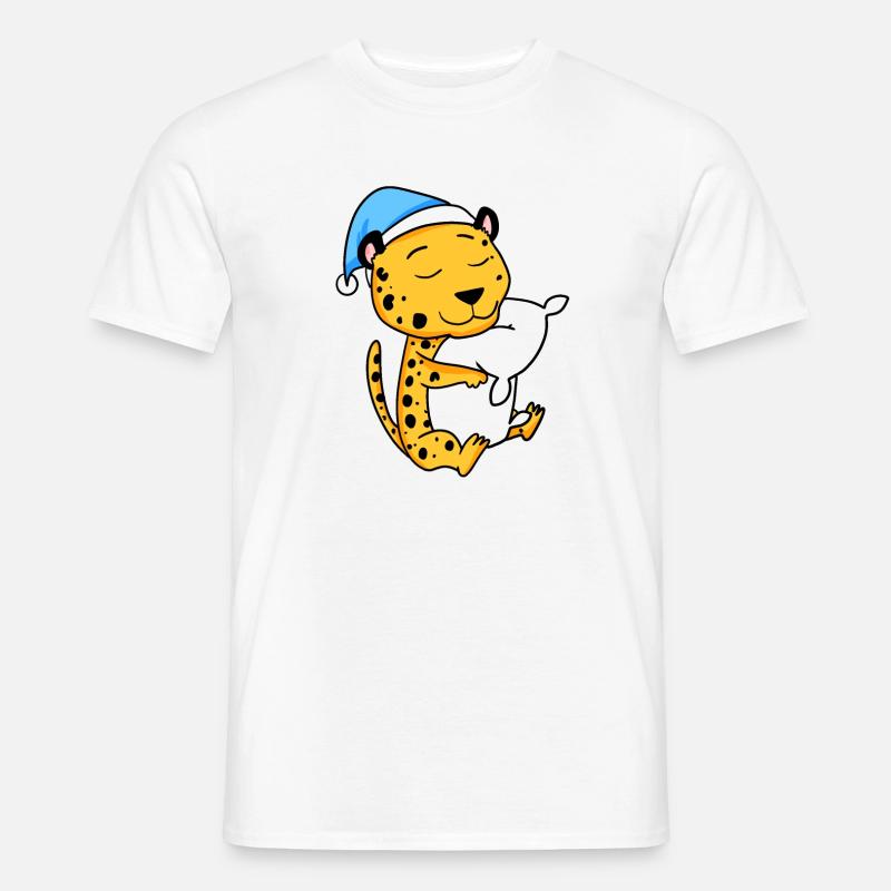 Gepard - Männer T-Shirt - Weiß
