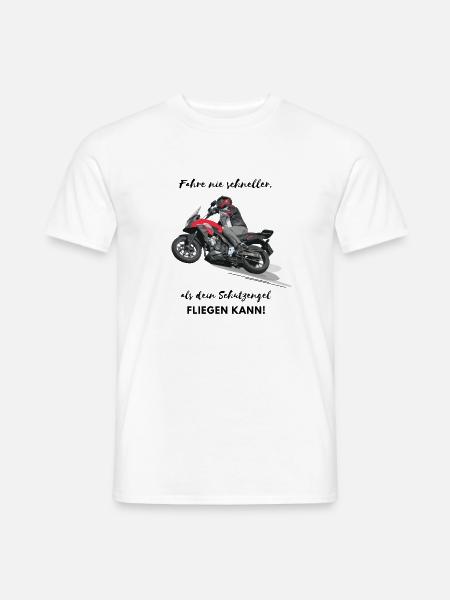 Motorrad Art - Männer T-Shirt - Weiß