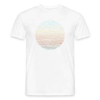 adventure Illustration rund - Männer T-Shirt - Weiß - Vorne - AI Model Male 178 dark (178cm)