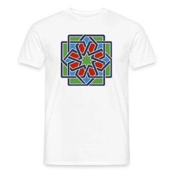 Andalousie 4 - T-shirt homme - blanc - Devant - AI Model Male 178 dark (178cm)